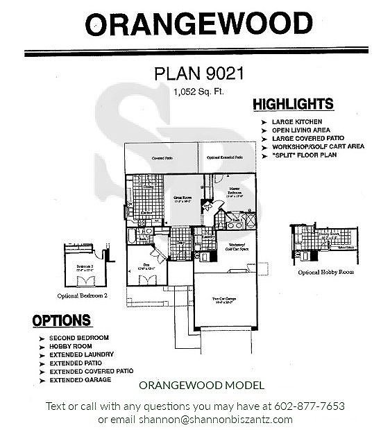 Arizona Traditions Orangewood Floor Plan