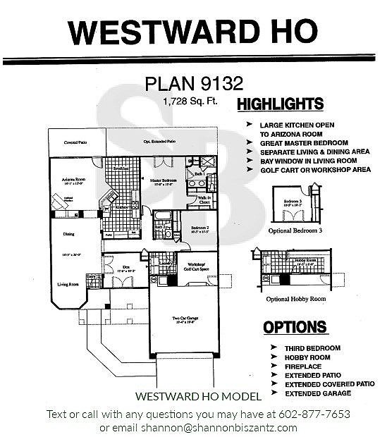 Arizona Traditions Westward HO Floor Plan