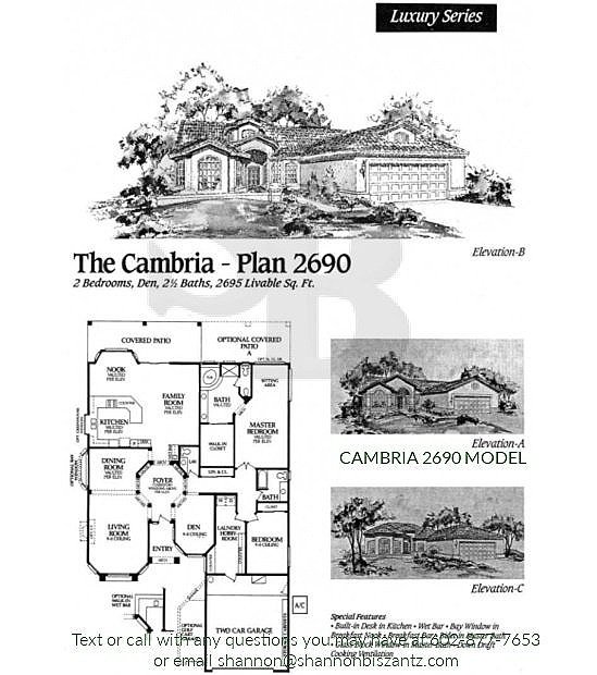 Pebblecreek Cambria 2690 Floor Plan