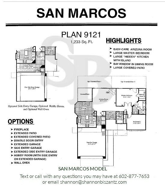 Arizona Traditions San Marcos Floor Plan