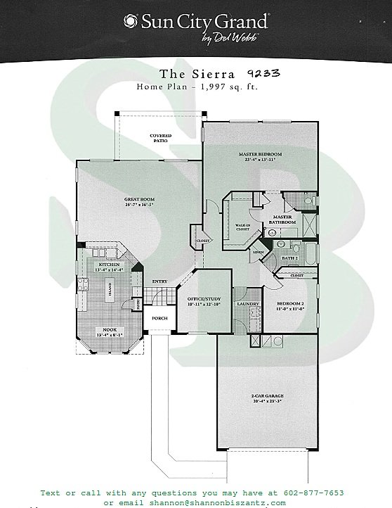 The Grand Sierra Floor Plan
