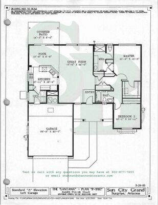 The Grand Lantana Floor Plan