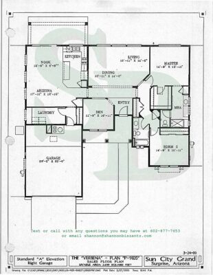 The Grand Verbena Floor Plan