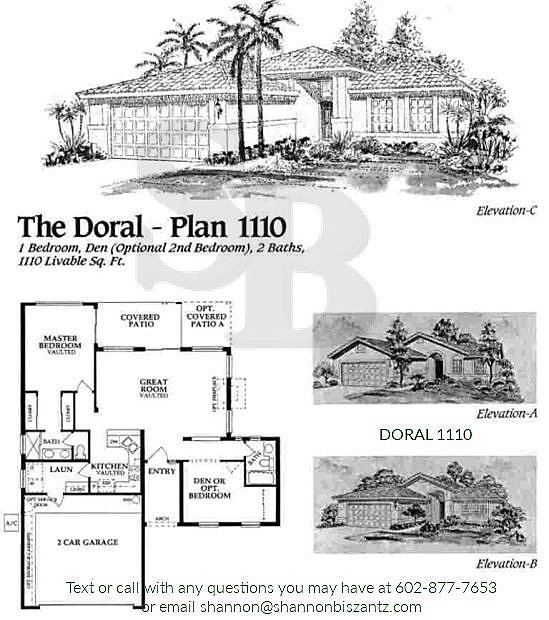 Pebblecreek Doral 1110 Floor Plan